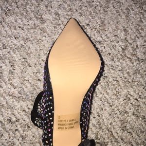 Diamond Detail Ankle Sock Heel